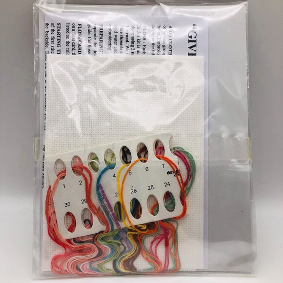 New Design Works Counted Cross Stitch Kit Giving Thanks Today Tomorrow Always - Picture 5 of 6